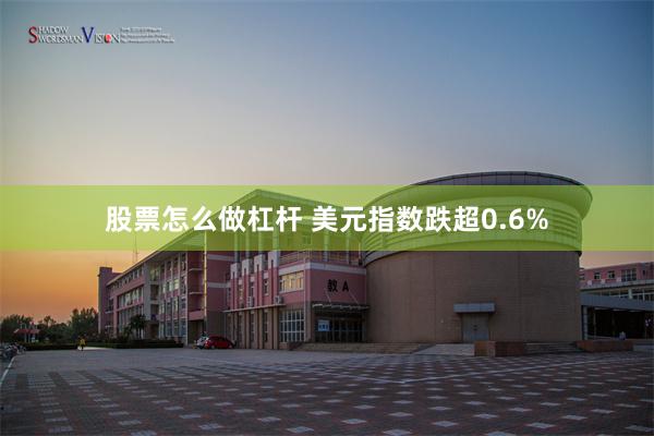 股票怎么做杠杆 美元指数跌超0.6%