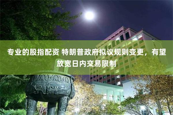 专业的股指配资 特朗普政府拟议规则变更，有望放宽日内交易限制