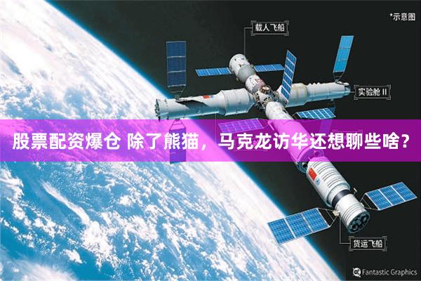 股票配资爆仓 除了熊猫，马克龙访华还想聊些啥？