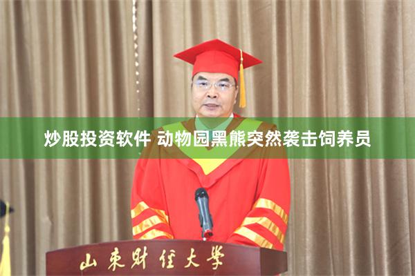 炒股投资软件 动物园黑熊突然袭击饲养员