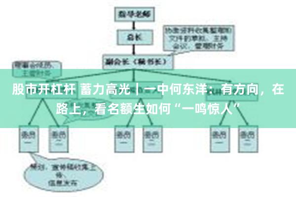 股市开杠杆 蓄力高光｜一中何东洋：有方向，在路上，看名额生如何“一鸣惊人”
