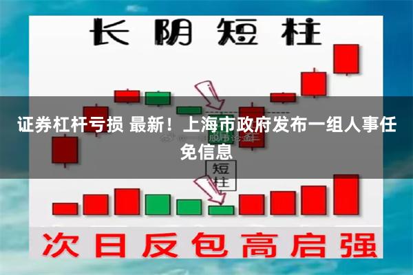 证券杠杆亏损 最新！上海市政府发布一组人事任免信息